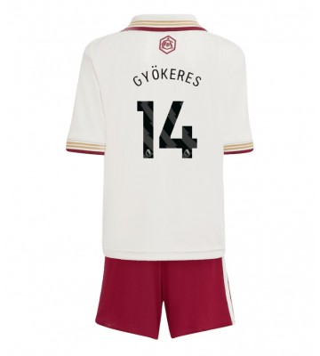 Arsenal Viktor Gyokeres #14 Tredjetrøje Børn 2025-26 Kortærmet (+ Korte bukser)